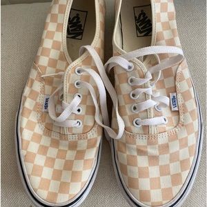 Men’s checker van shoes Sz 11